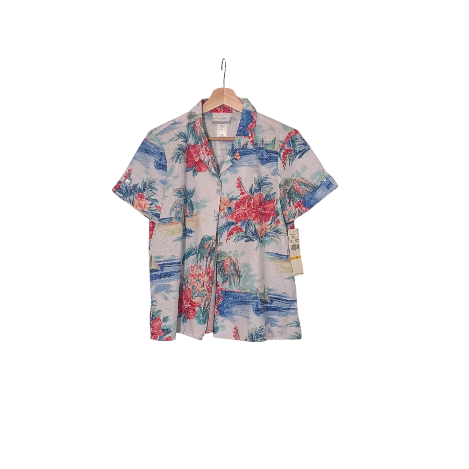 Alfred Dunner Multicolor Floral Blouse, Ps